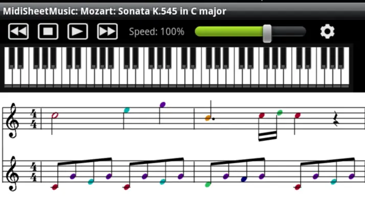 Midi Sheet Music android App screenshot 3