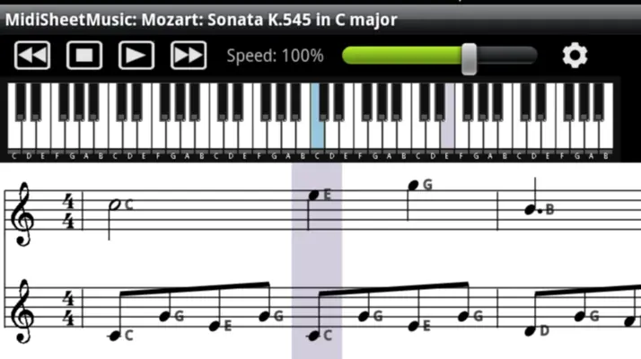 Midi Sheet Music android App screenshot 4